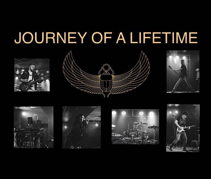 A poster for the band journey of a lifetime