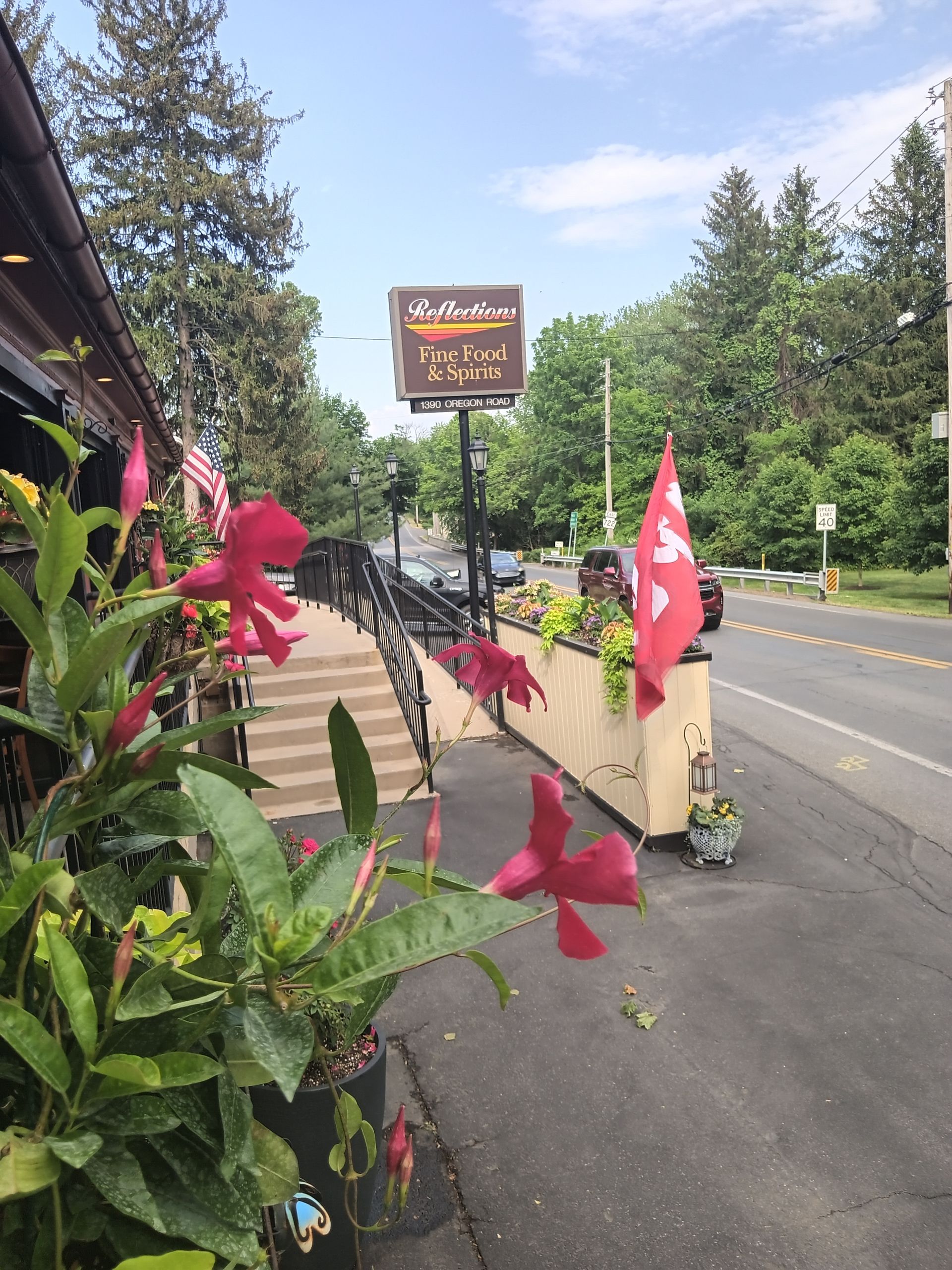 Reflections Restaurant sign