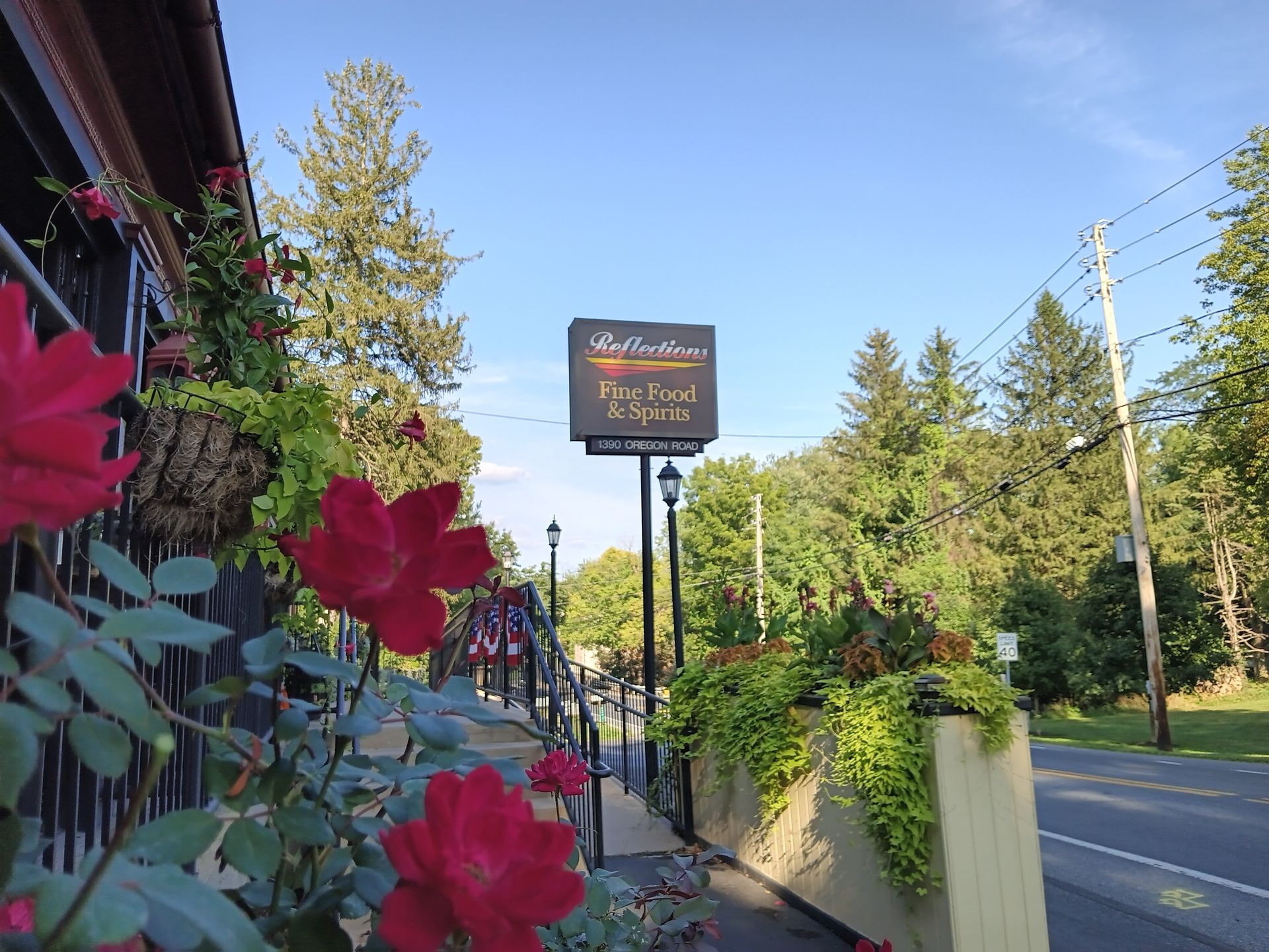 Reflections Restaurant sign