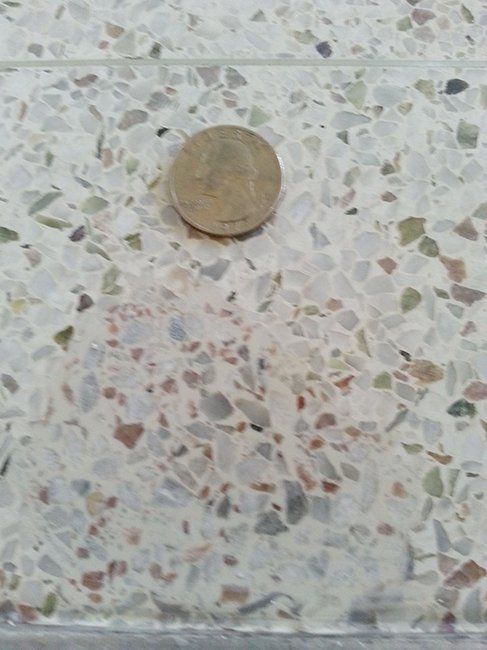 Terrazzo flooring