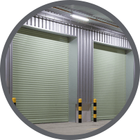 Commercial garage door