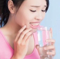 Woman tasting chlorine in the water