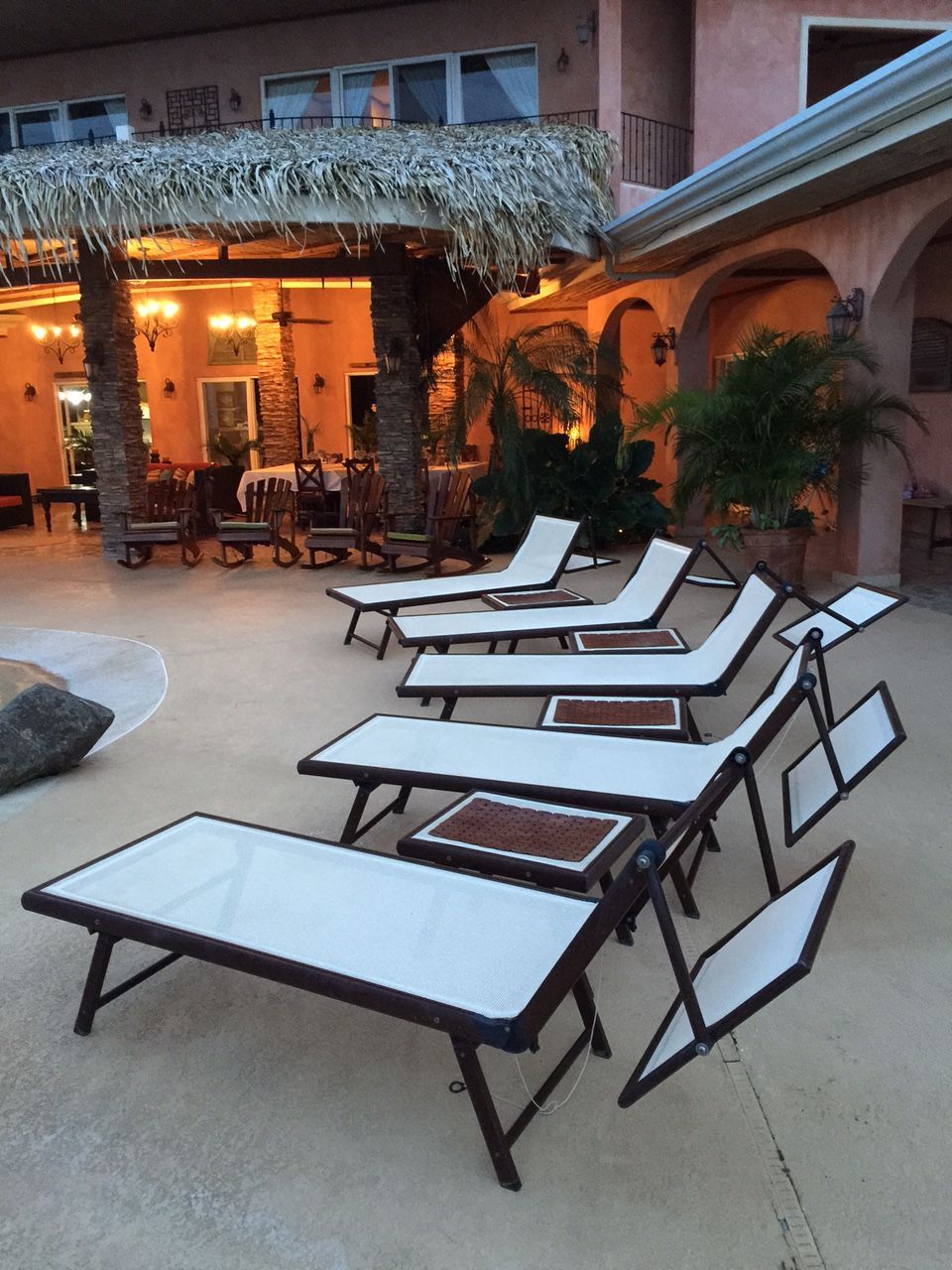 Outdoor Reclining Chaise Lounge Chair