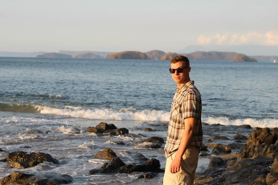 Charlie on the rocks