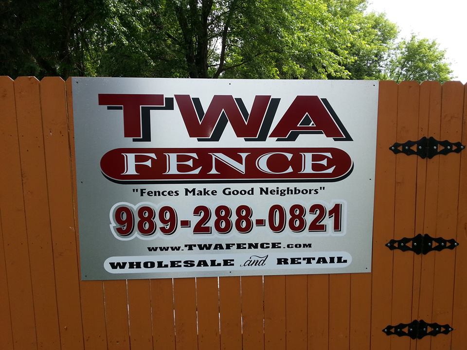 Wood fence