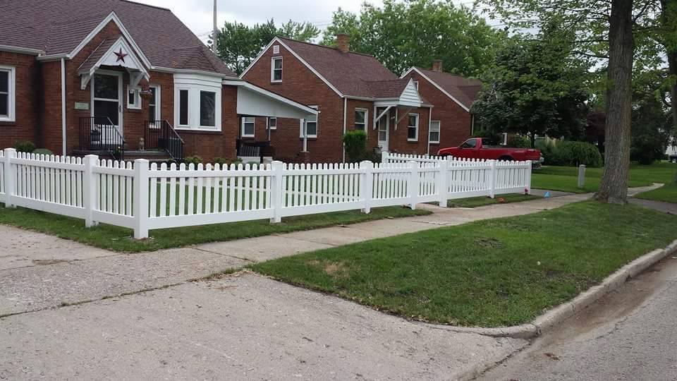 Wood fence