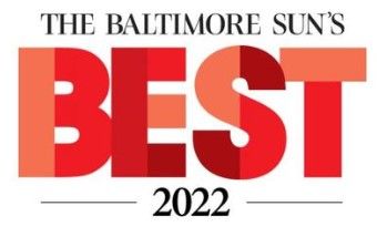 A logo for the baltimore sun 's best 2022