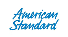 American Standard logo in blue script on white background.