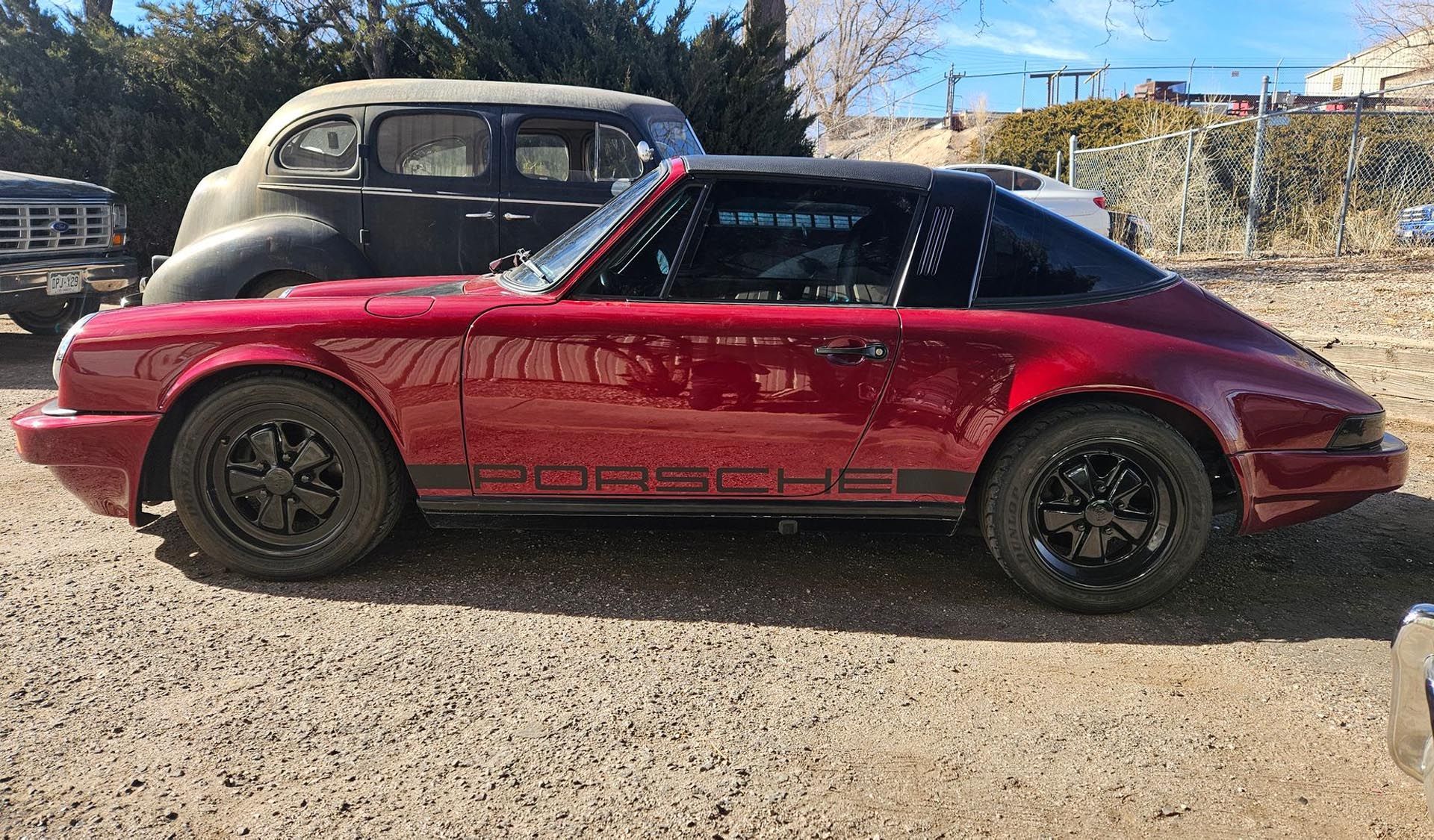 Red 1984 Porsche 911 