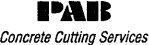 PAB Concrete Cutting logo