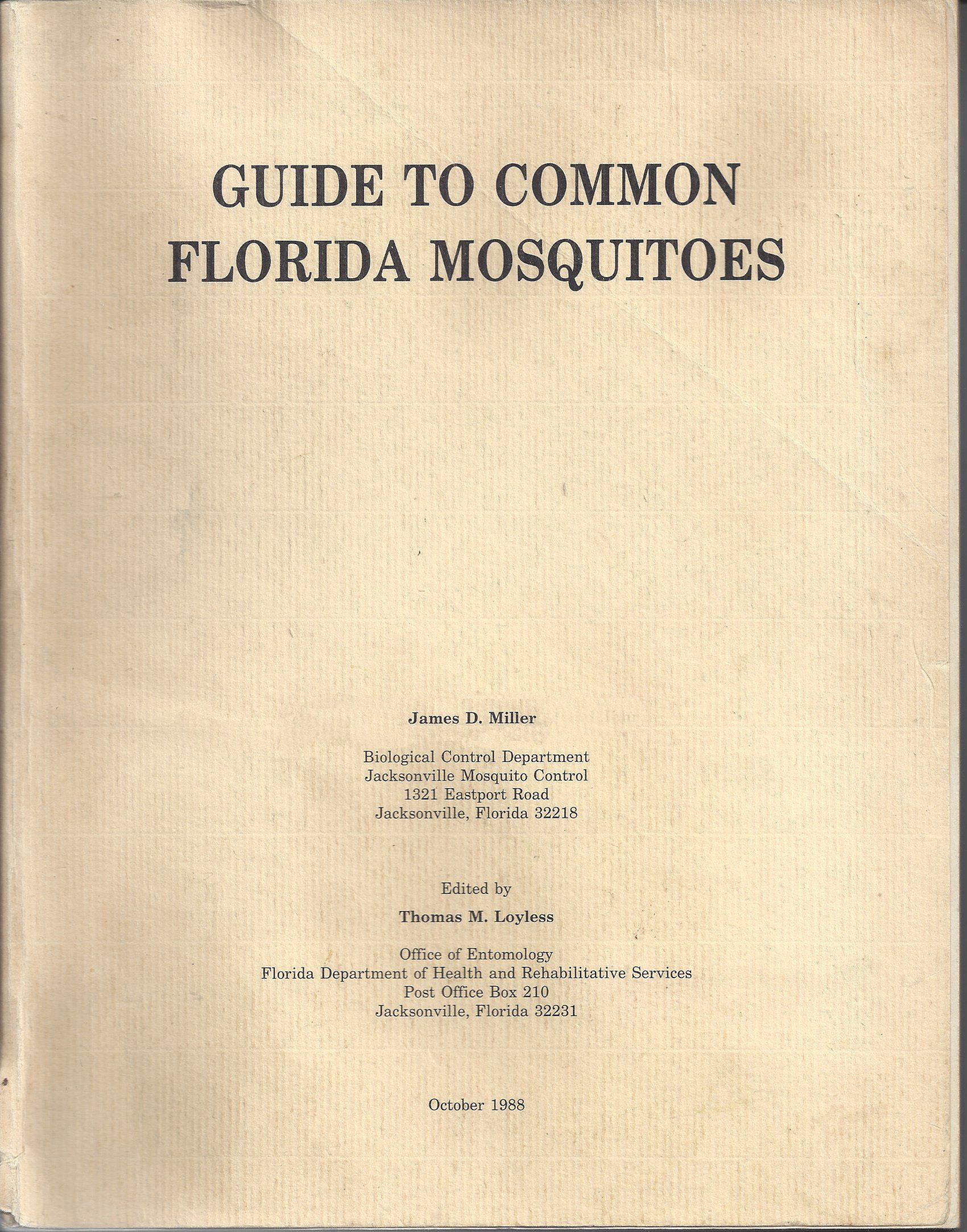 Guide to common Florida mosquitoes