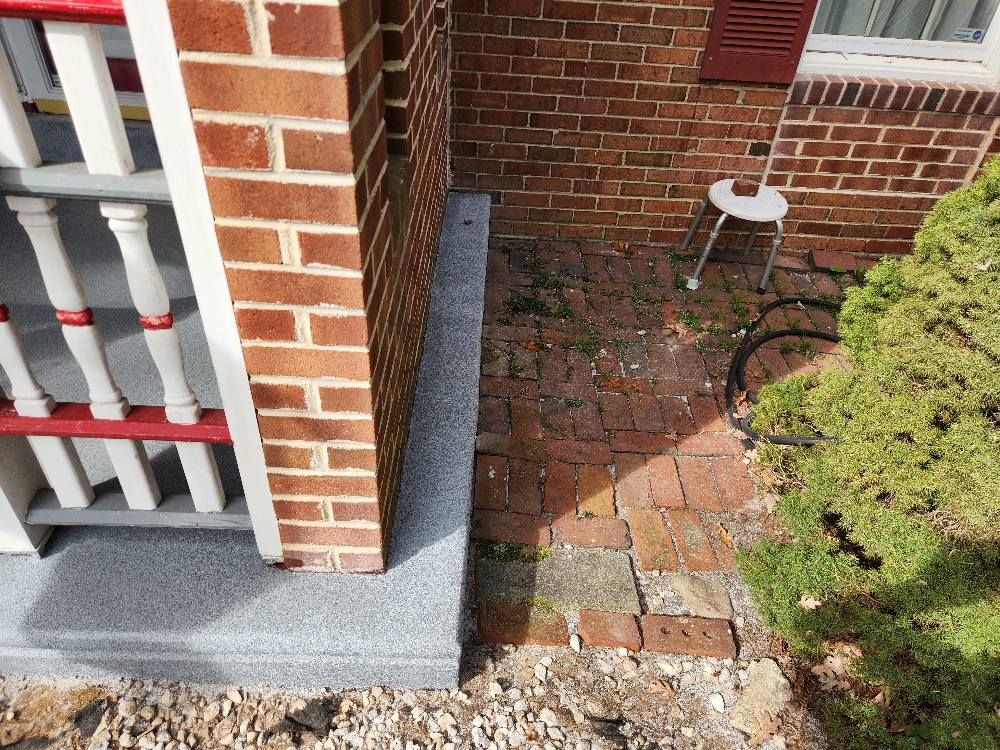 Front entryway floor coating