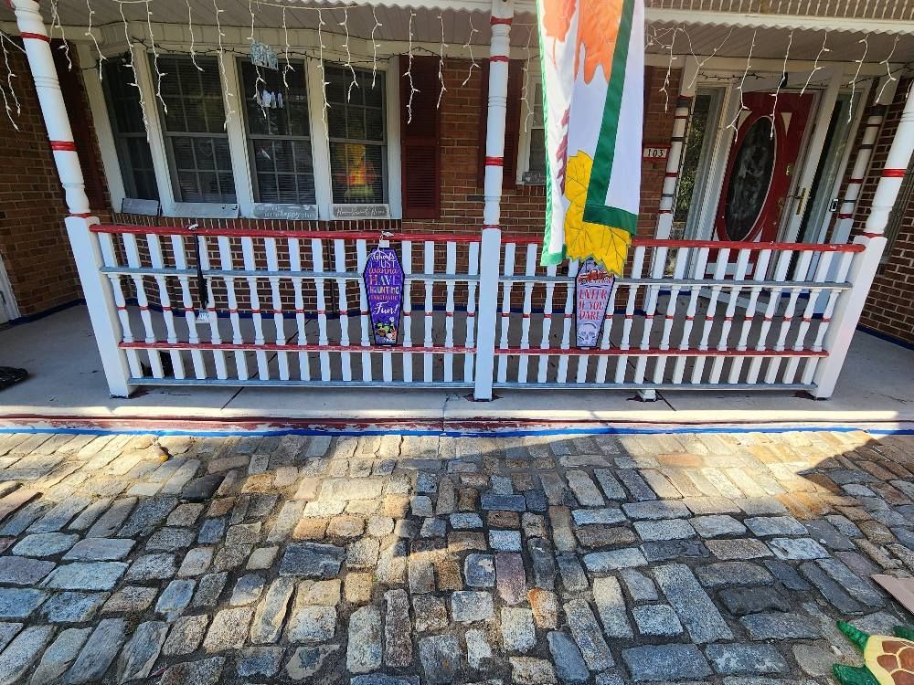 Front entryway floor coating