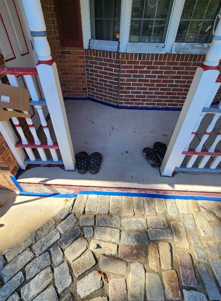 Front entryway floor coating