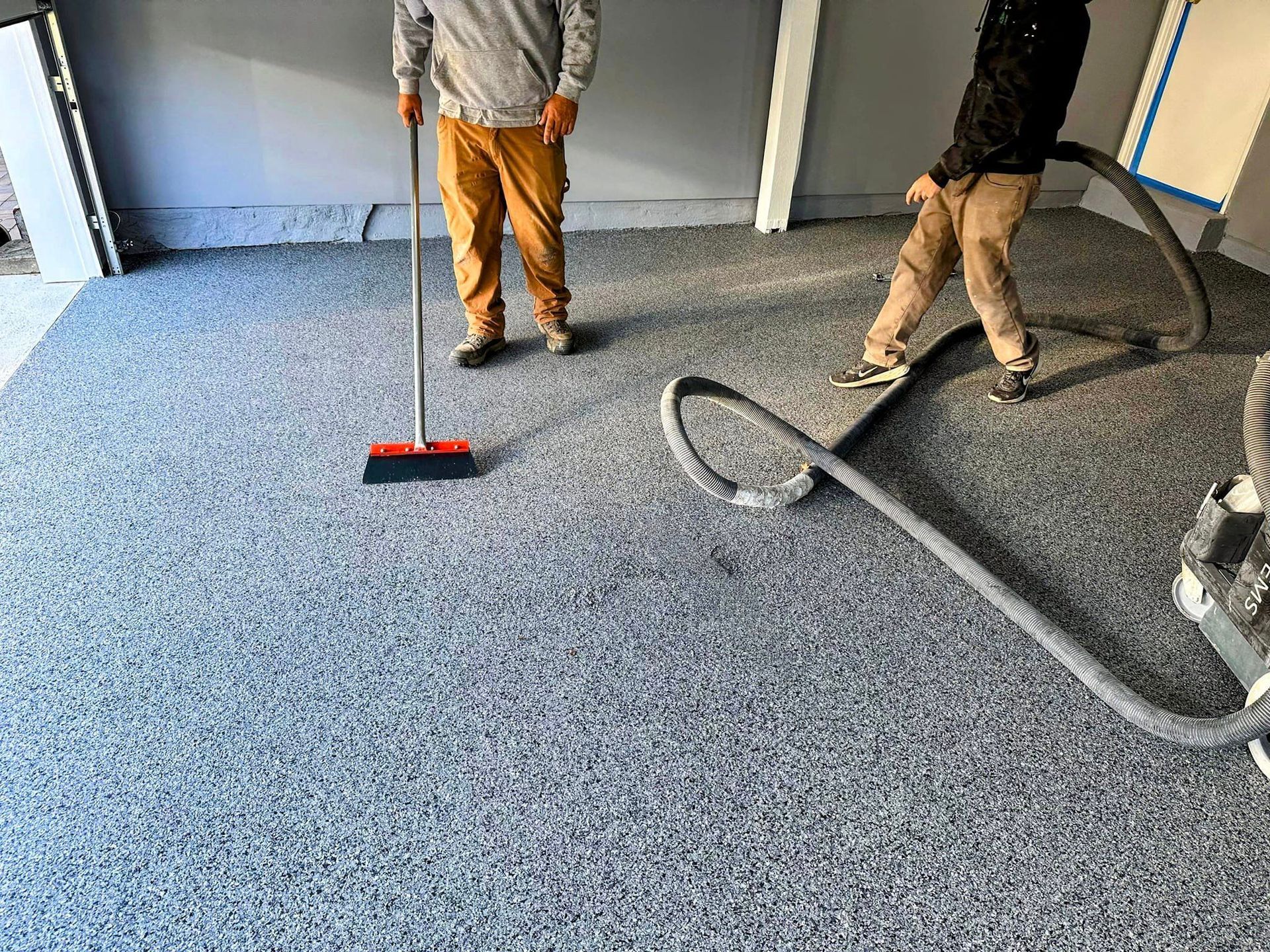Garage floor coating