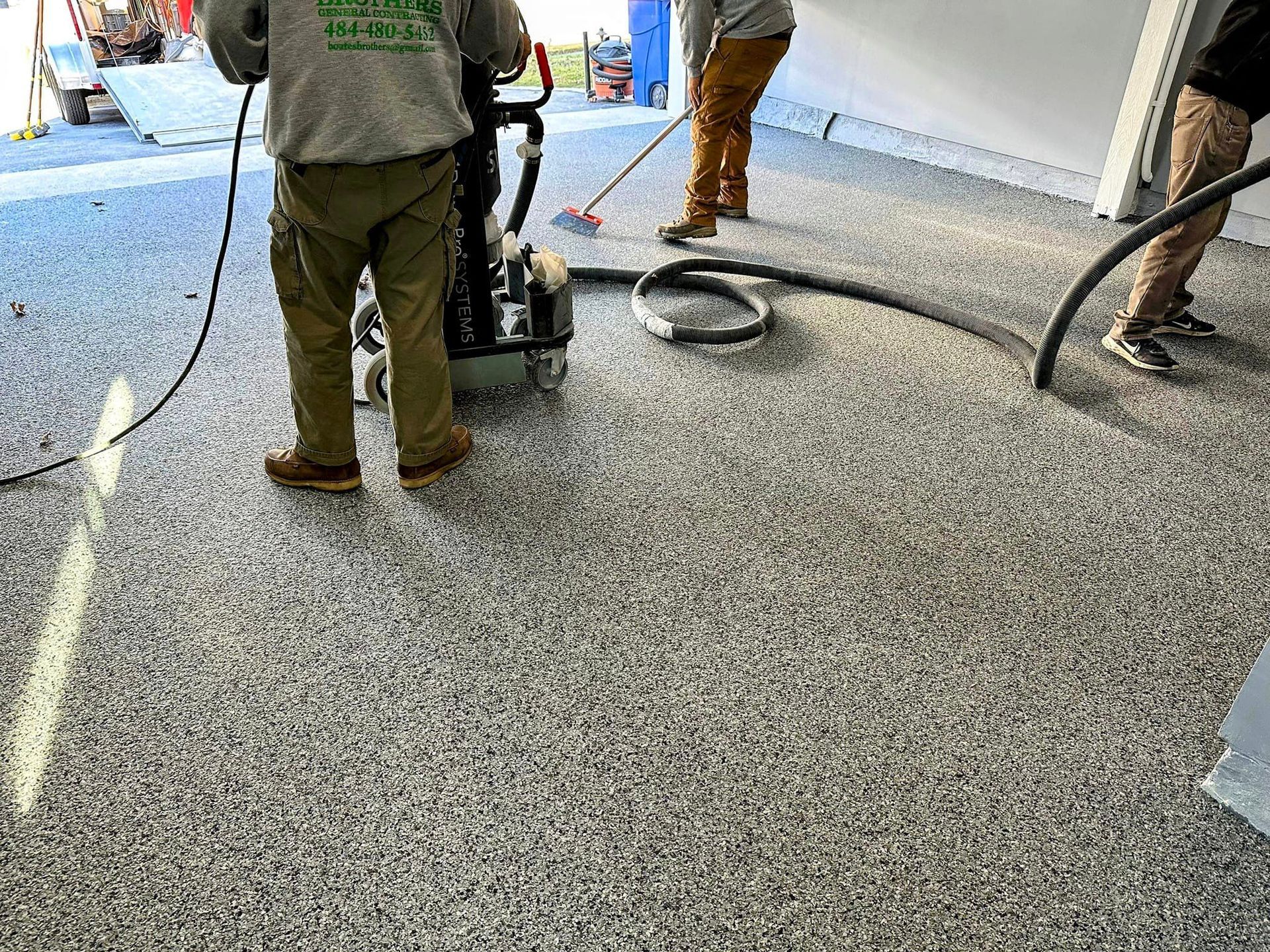 Garage floor coating
