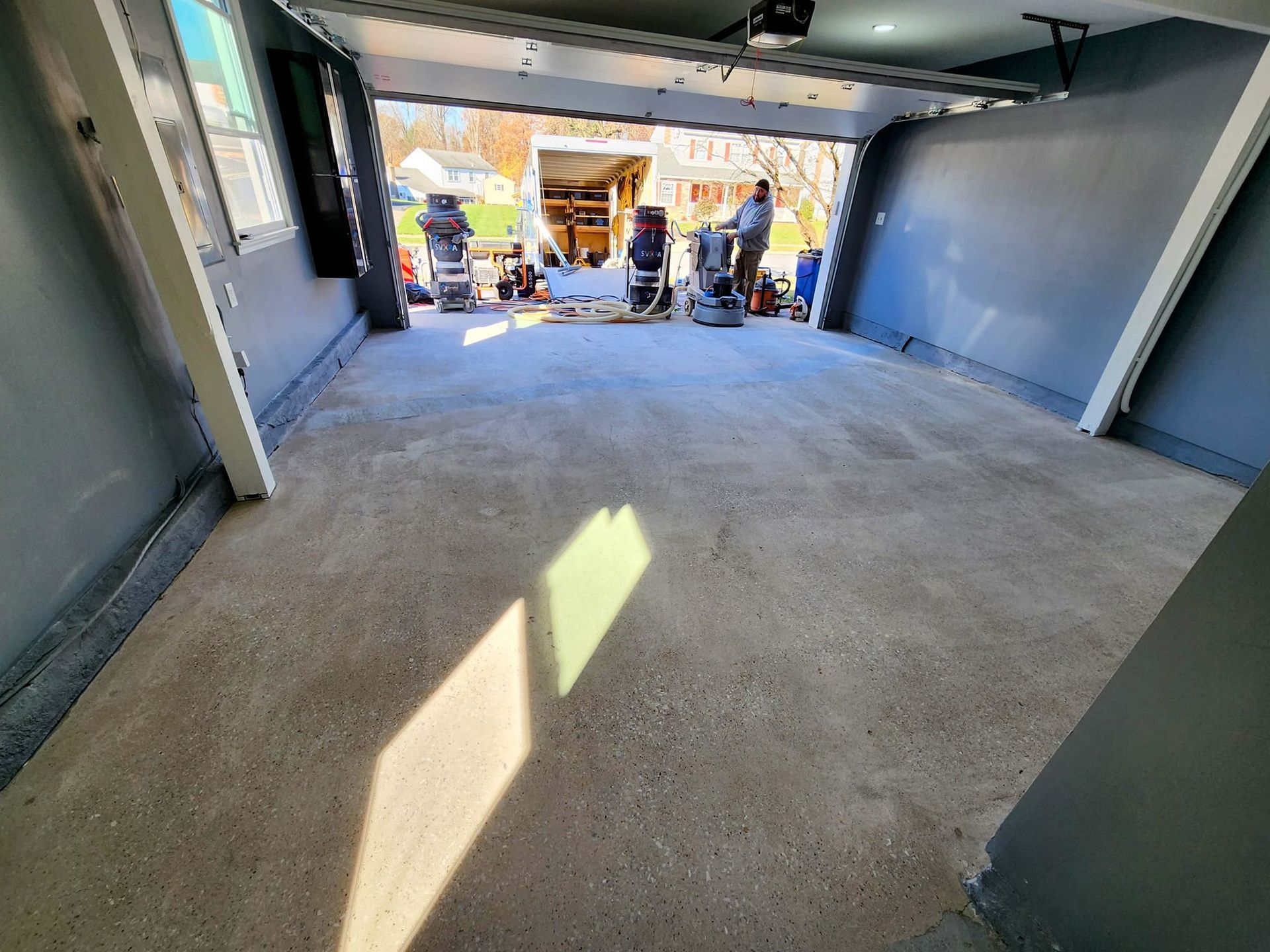 Garage floor coating