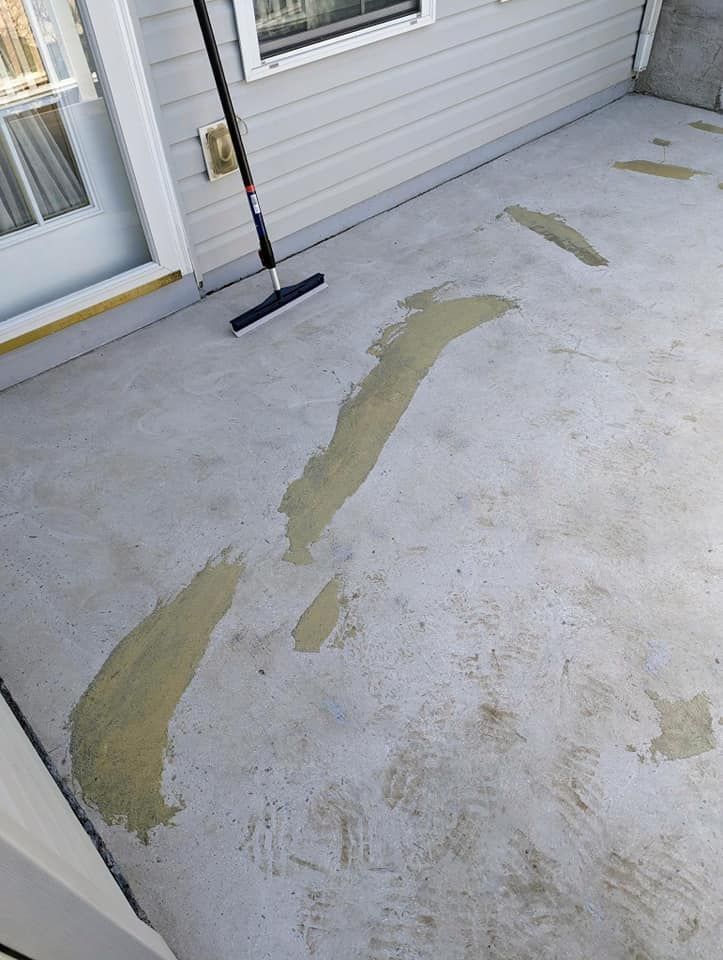 Patio floor coating