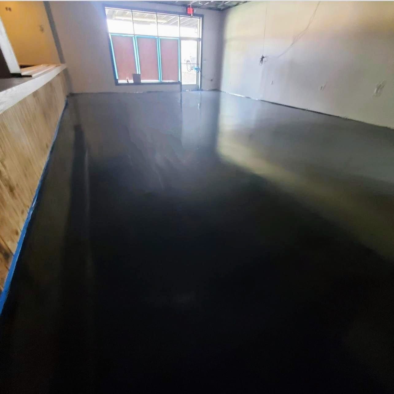 Commercial floor coating