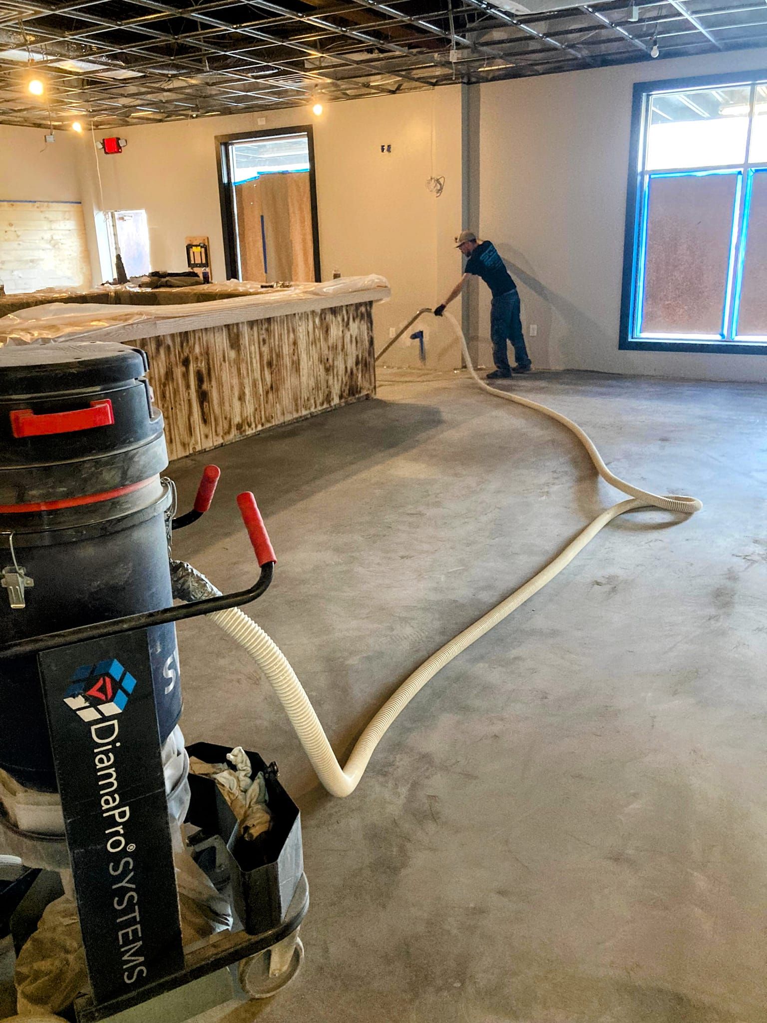 Commercial floor coating