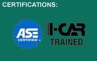 ASE Certified | I-CAR Trained
