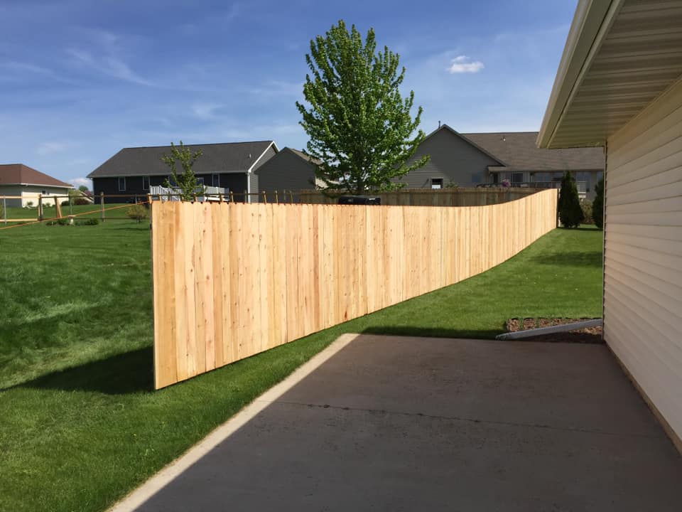 wood fence