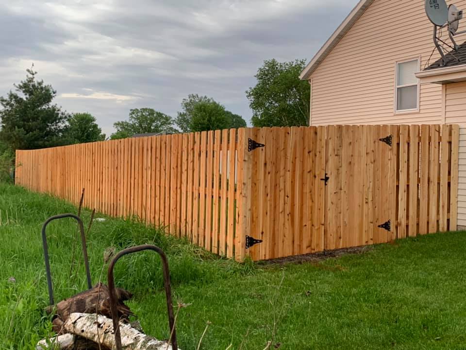 wood fence