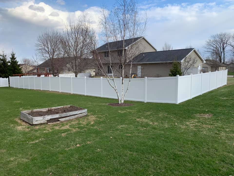 vinyl fence