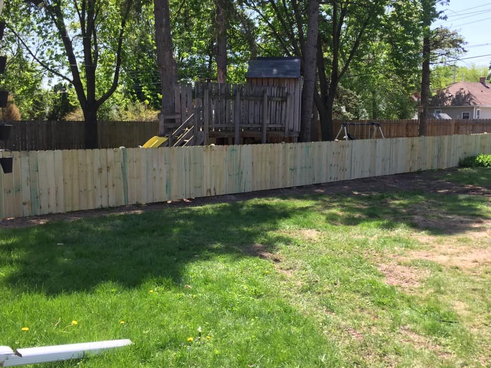 wood fence