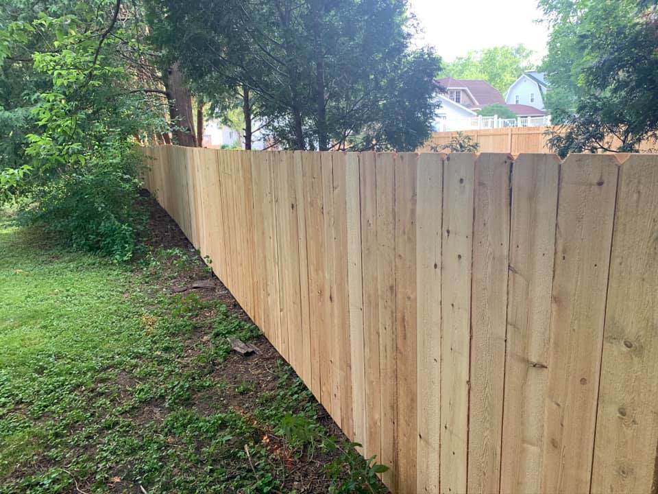 wood fence