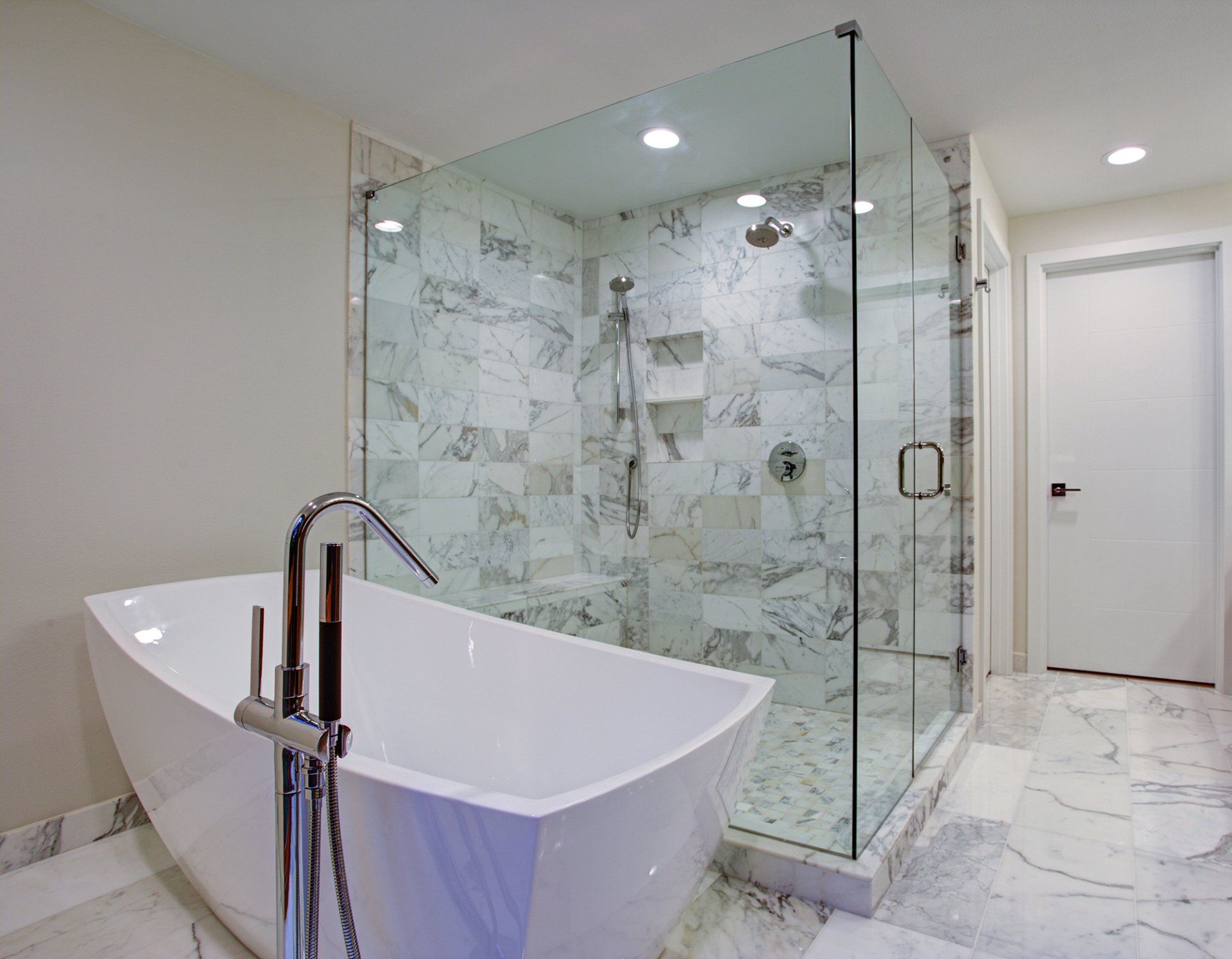 Shower door enclosure