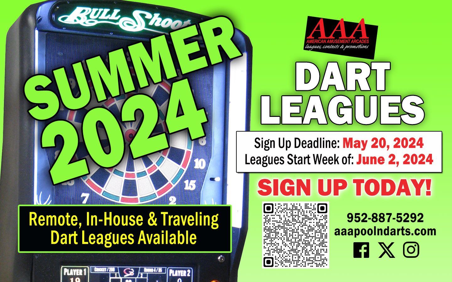 Summer 2024 Dart Leagues