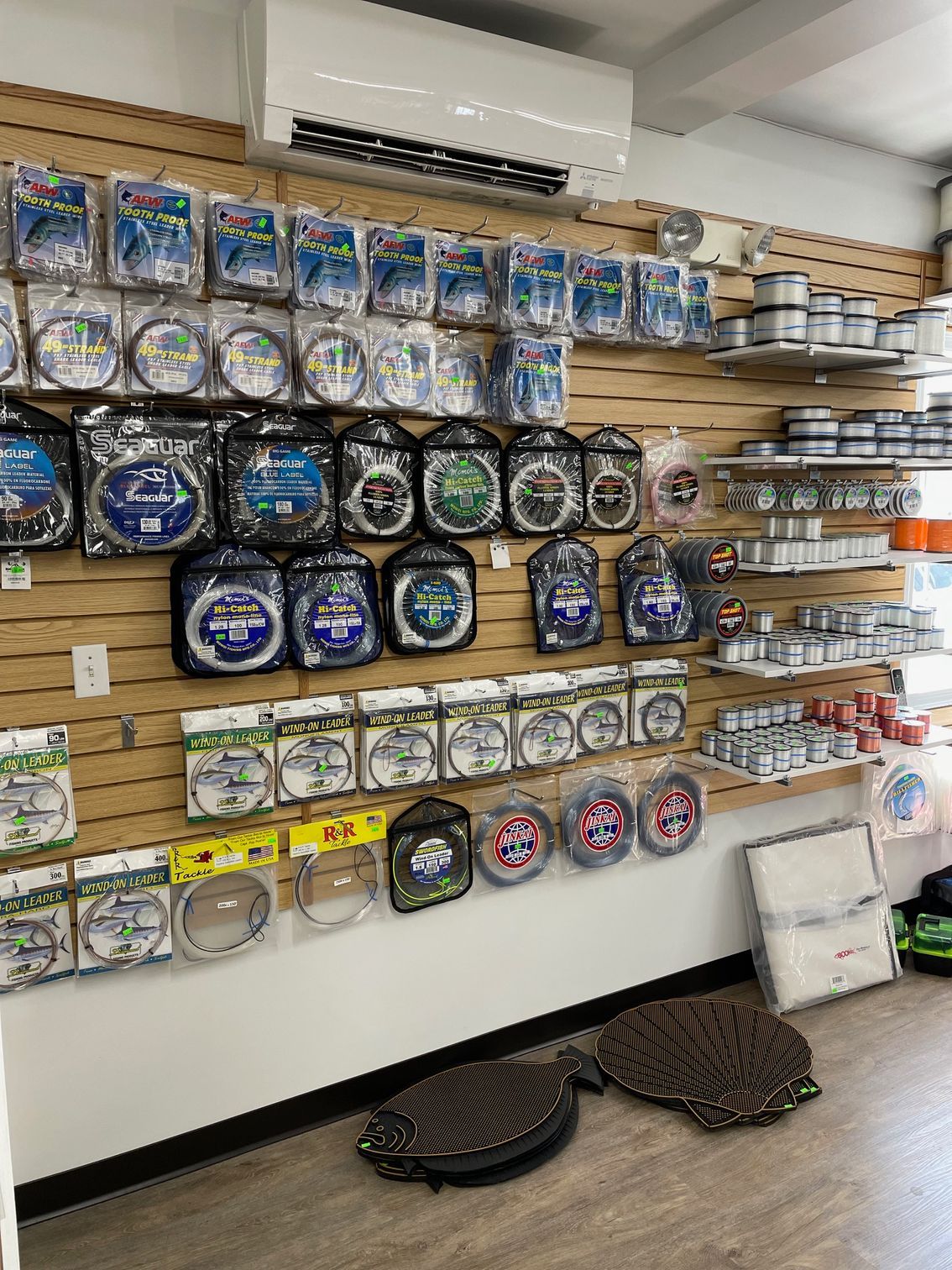 A store filled with lots of different types of fishing gear.