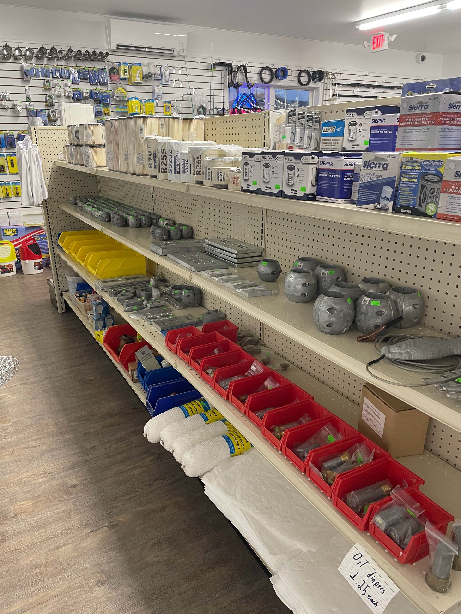 A store filled with shelves filled with lots of different items.