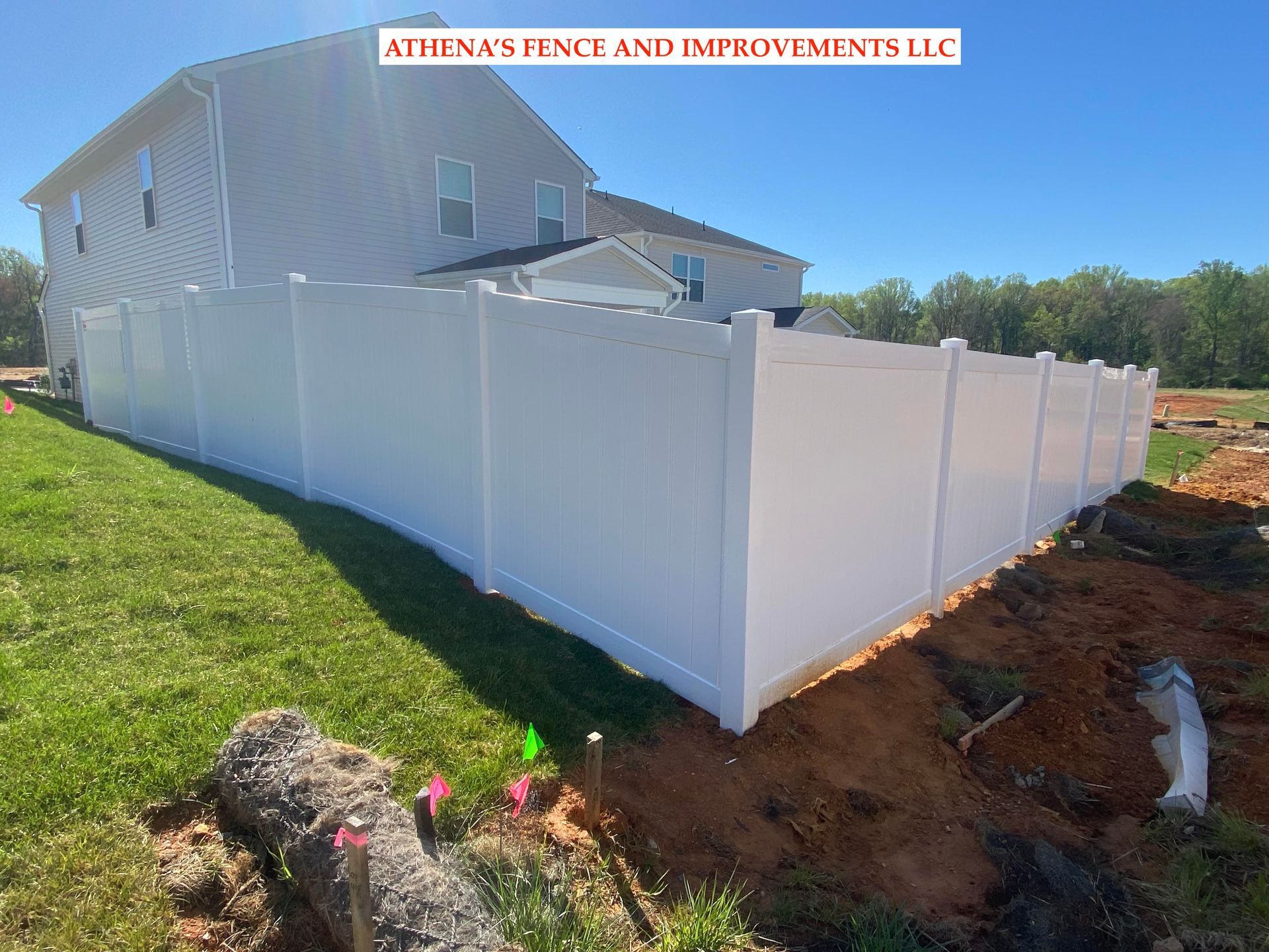 Vinyl privacy fence services