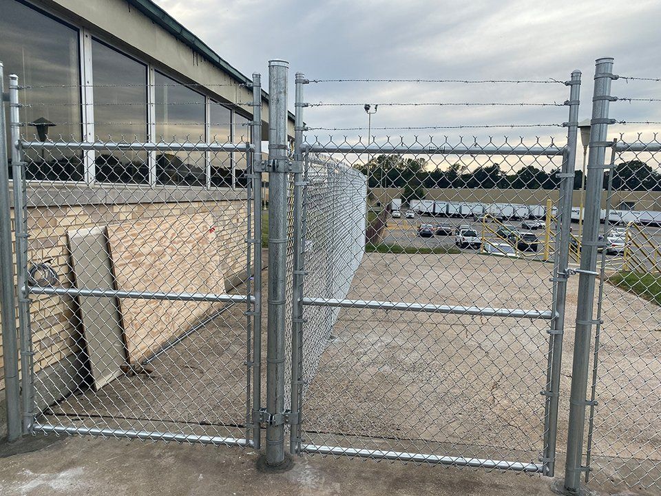 Chain link fence