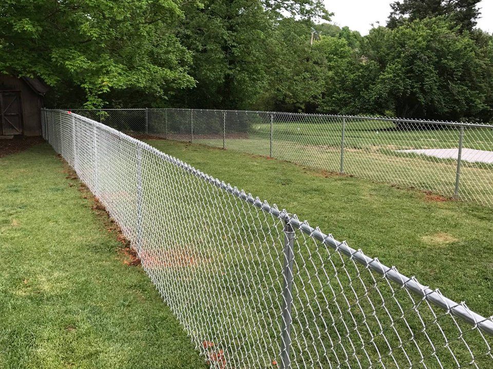 Chain link fence