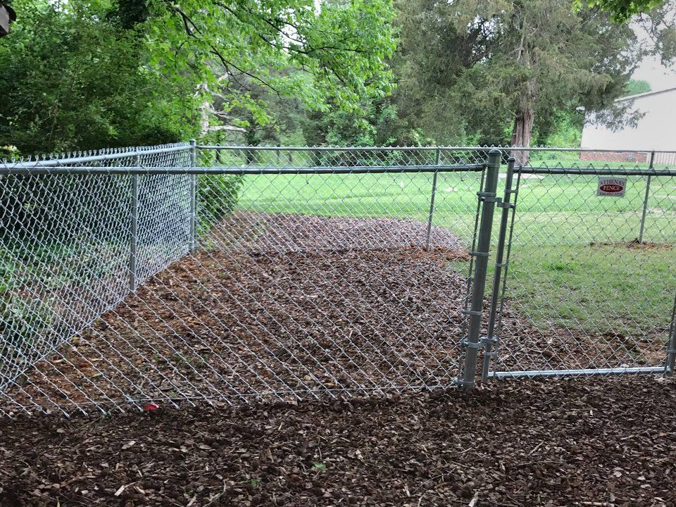 Chain link fence