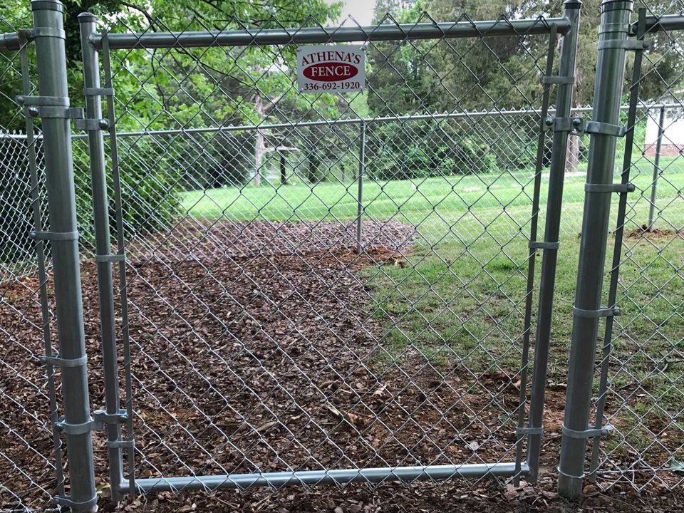 Chain link fence