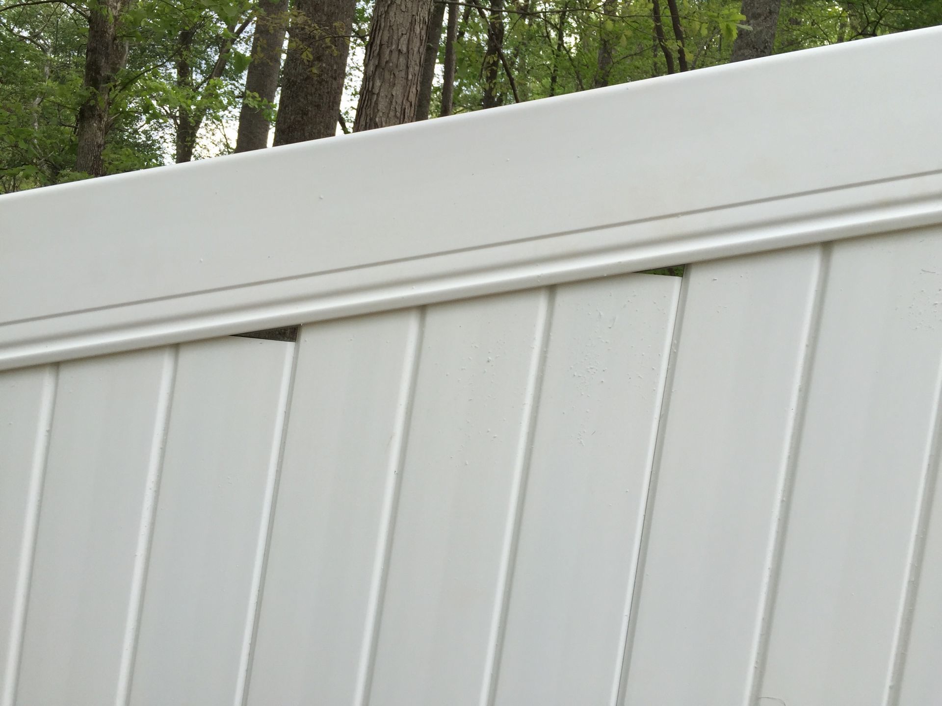 Premier vinyl fence install