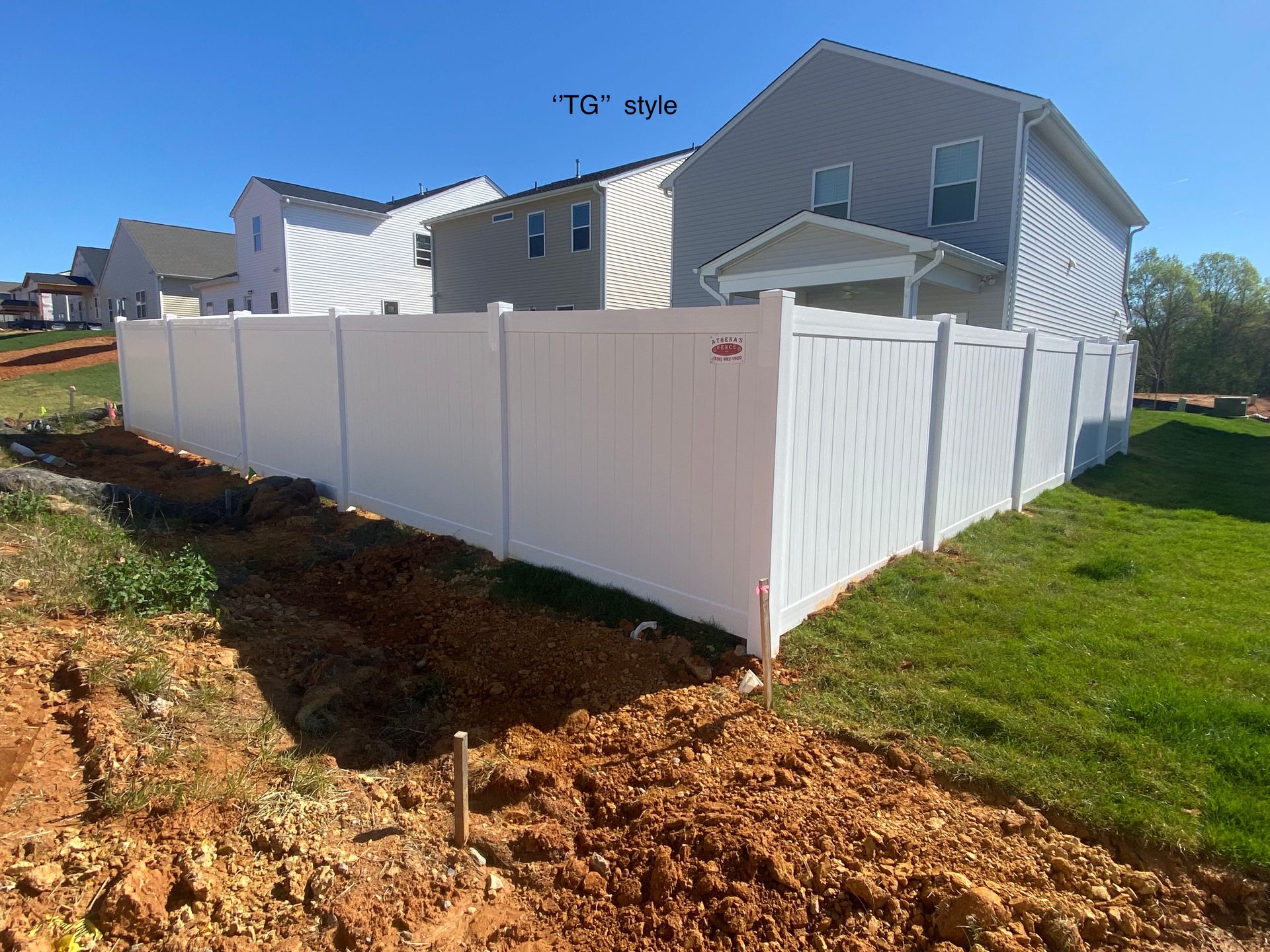 Affordable home vinyl fence install services