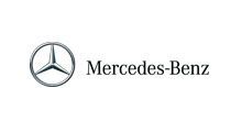 The mercedes benz logo is on a white background.