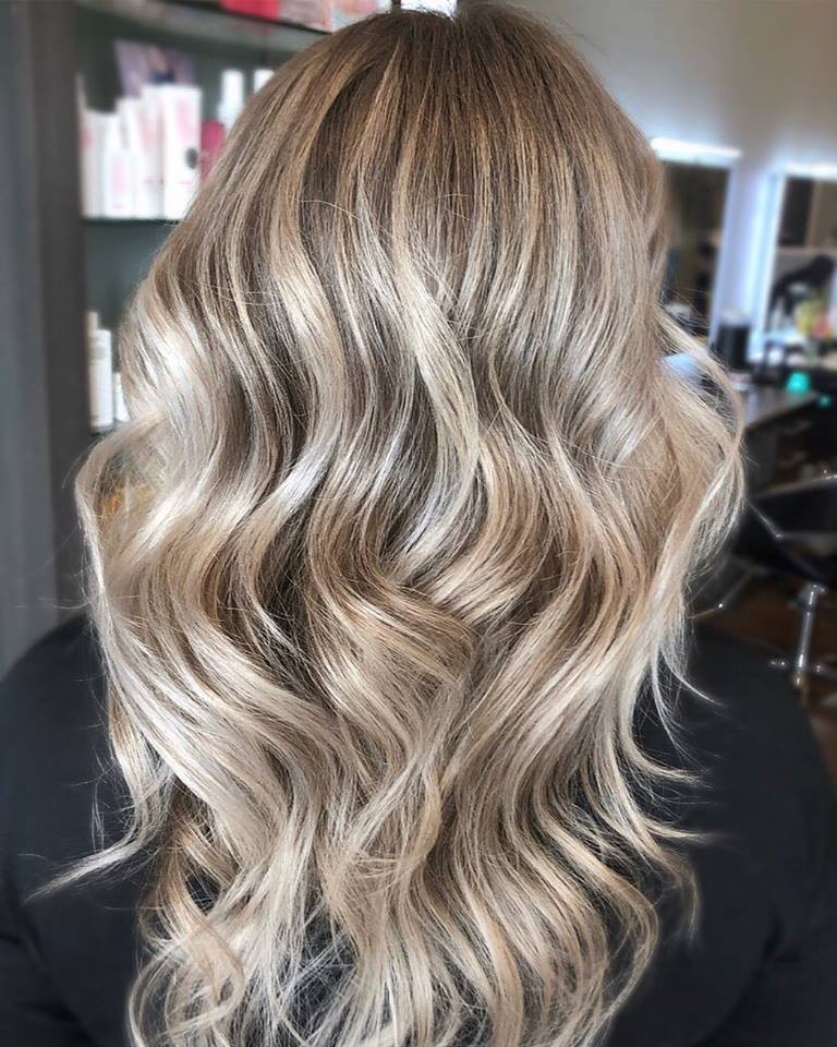 Blonde and lowlights
