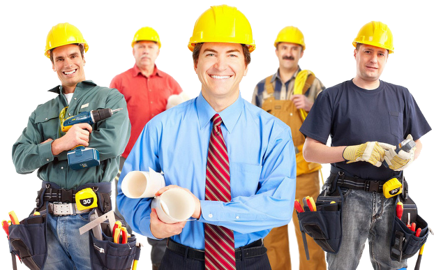 Happy contractors