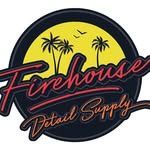 Firehouse Detail Supply logo with palm trees, sun, and stylized text.