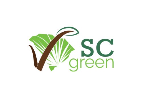 SC Green logo with green leaves and brown checkmark.