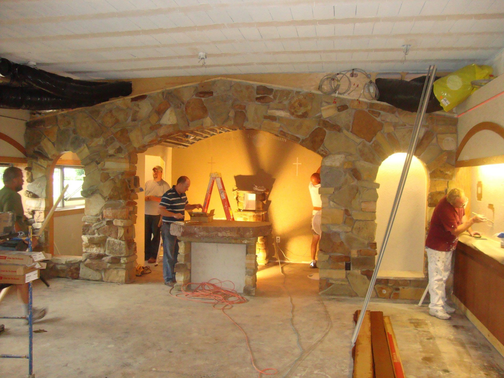 Interior work at home