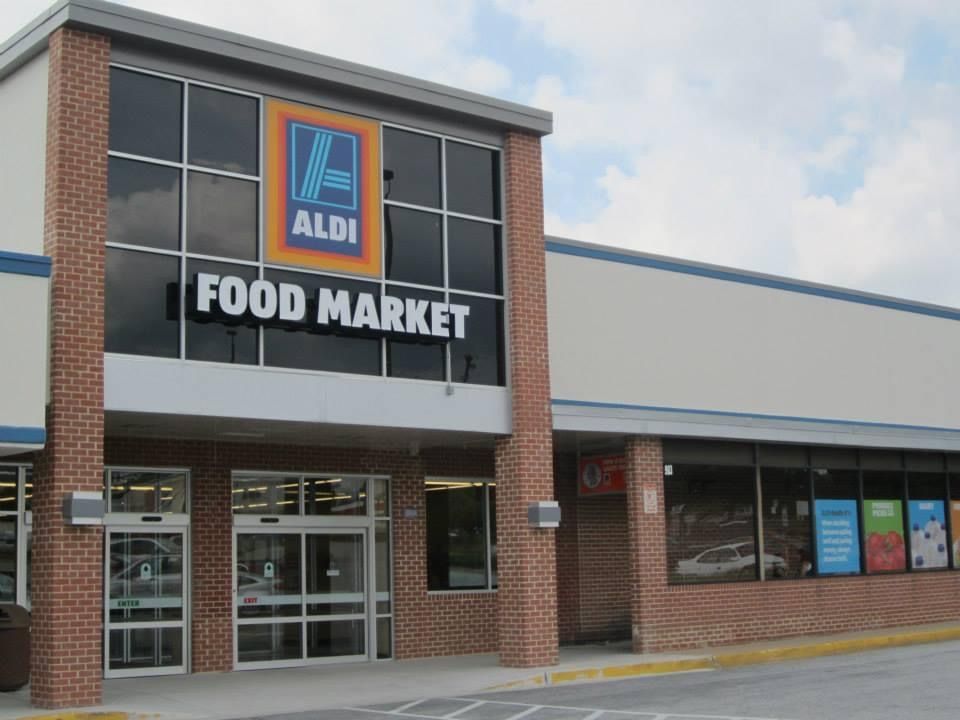 the front of an Aldi Food Market store