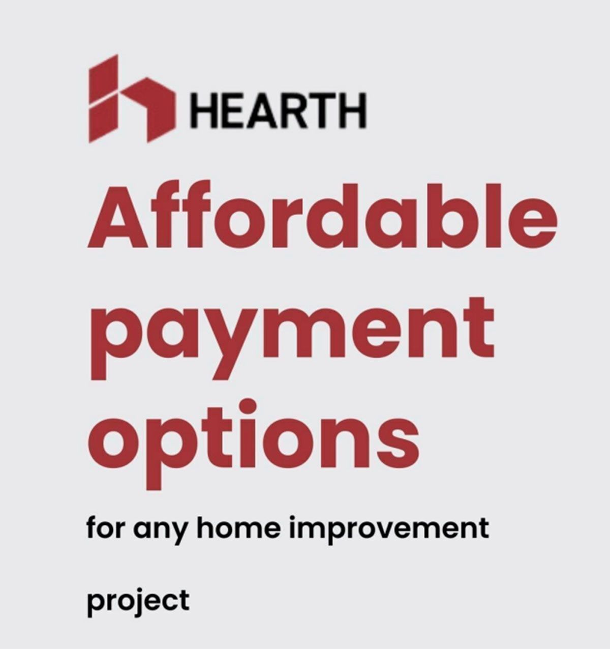 HEARTH Affordable payment options flyer