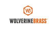 Wolverine Brass logo with orange WB hexagon icon and black-orange text on white background